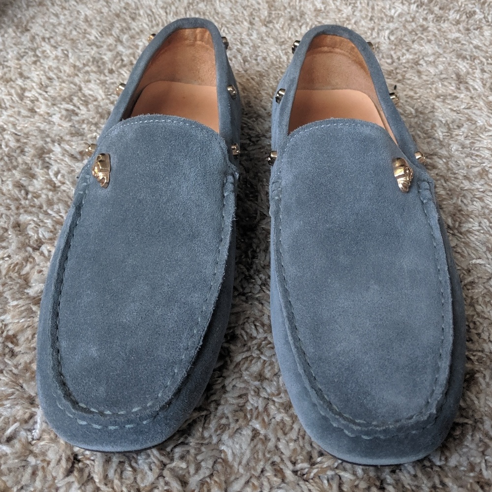 Alexander McQueen suede loafers